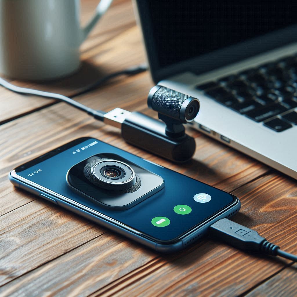 最简单的把手机变成电脑摄像头的方法-无需安装任何APP，支持Android、IOS等任意系统，支持直播使用。How to turn your phone into a computer camera