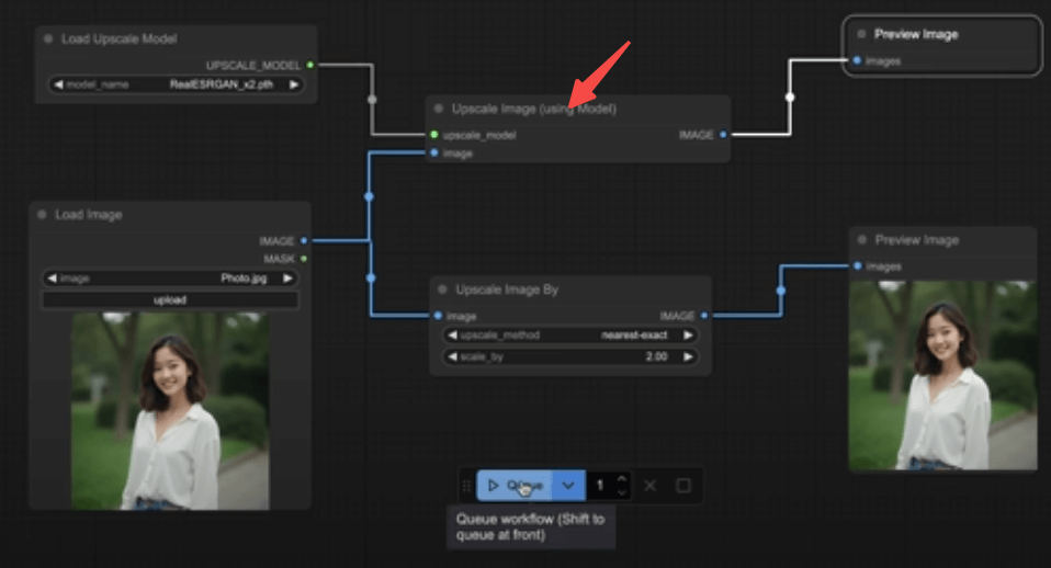 ComfyUI28-1 ComfyUI 教程二：LoRA 模型与图像放大的实用技巧