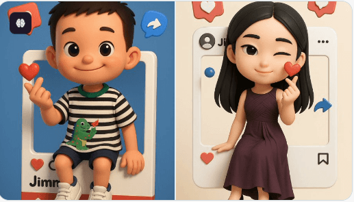 形象和社交媒体相框巧妙融合-1 精选AI Prompt提示词示例：激发你的创作灵感（持续更新）