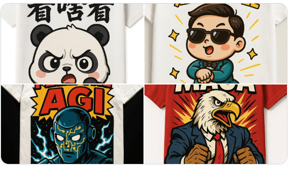 个性-T-恤1-1 精选AI Prompt提示词示例：激发你的创作灵感（持续更新）