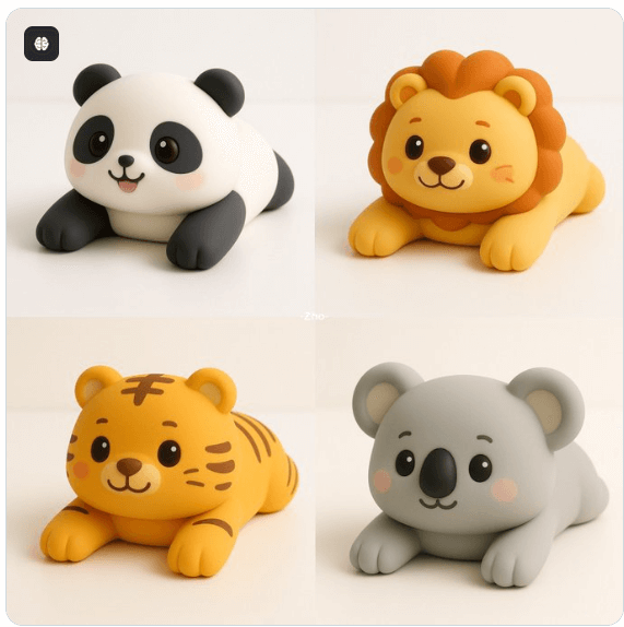 动物硅胶腕托-1 精选AI Prompt提示词示例:激发你的创作灵感(持续更新)