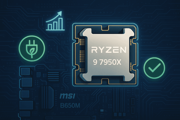 AMD Ryzen 9 7950X 如何降低功耗且不显著影响性能