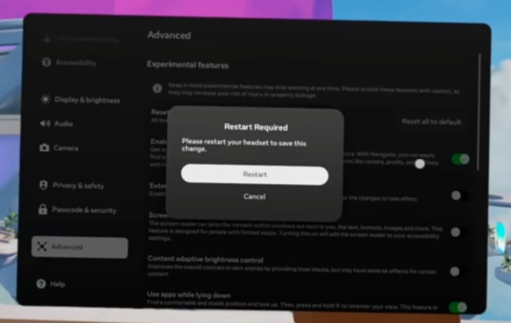 2-1024x648 Meta Quest 3 V83 更新教程:新功能详解、隐藏应用与家居环境设置指南