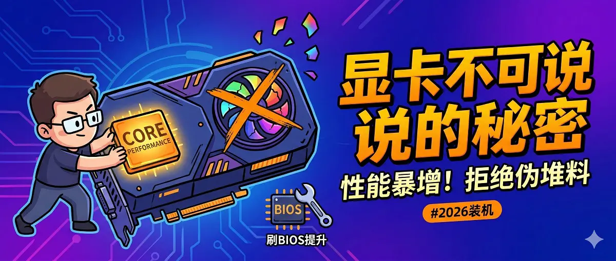 2026装机必看：拒绝为 RGB 和伪堆料买单，显卡厂商不敢告诉你的秘密