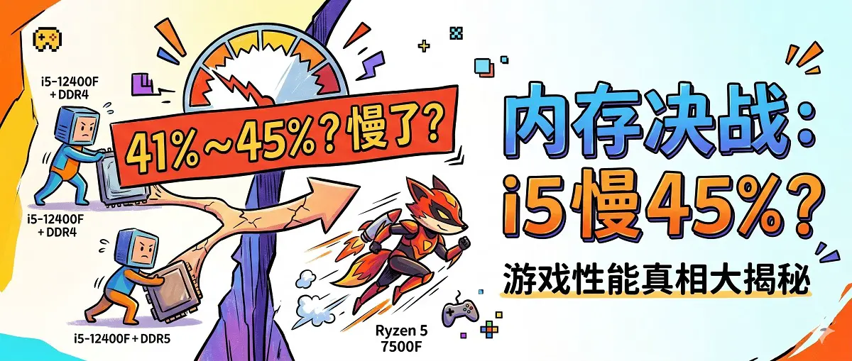 5-12400F DDR4 vs DDR5實測